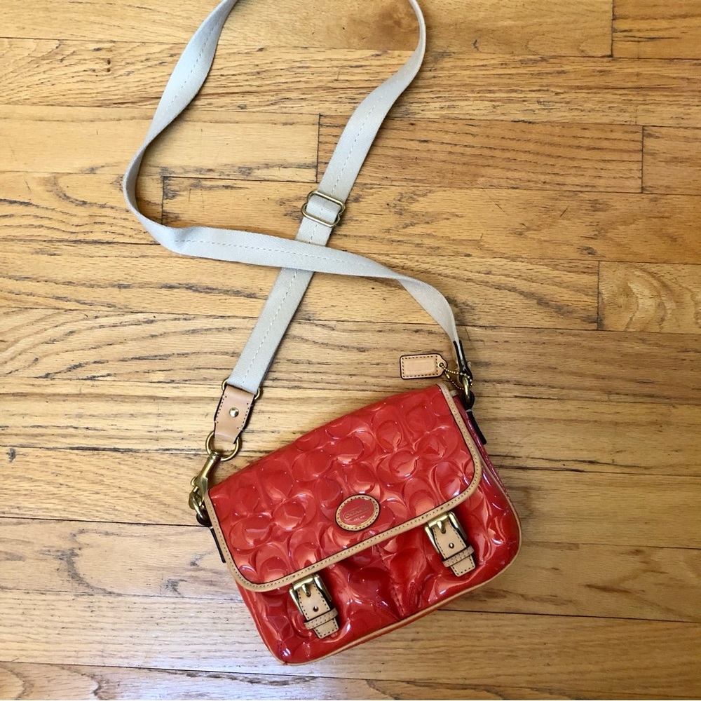 Coach Patent Leather Crossbody Bag